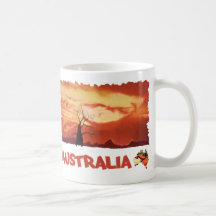 Australian Orange SunSet Mug