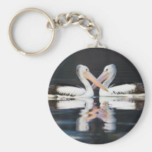 Australian Pelicans Pelecanus Conspicillatus Key Chains