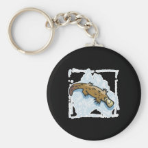 australian platypus design key chains