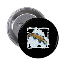 australian platypus design pinback buttons