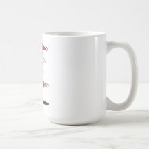 Australian Santa riding a Christmas kangaroo Coffee Mugs