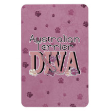 Australian Terrier DIVA Flexible Magnet