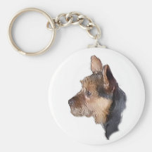 Australian Terrier Gifts Keychains