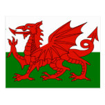 Australian Welsh Heritage, Australia flag Post Cards