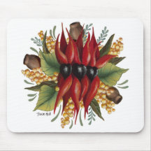Australian Wildflowers - Sturt Desert Pea Mouse Pads