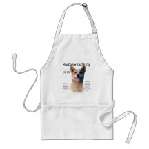 AustralianCattle Dog (redspec) History Design Apron