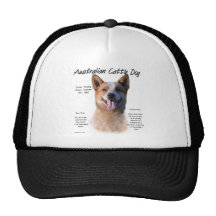 AustralianCattle Dog (redspec) History Design Hat
