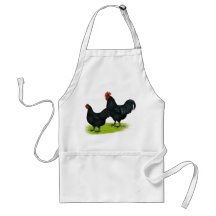 Australorp Black Chickens Aprons