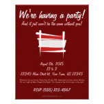 Austria Brush Flag Personalized Invitation
