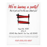 Austria Brush Flag Personalized Invite
