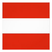 Austria Flag Invitation