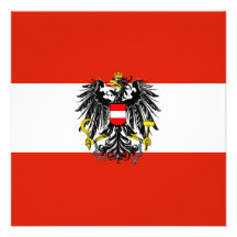 Austria Flag Invitation
