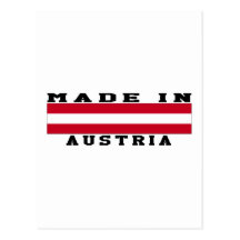 Austria Made In Designs Post Card
