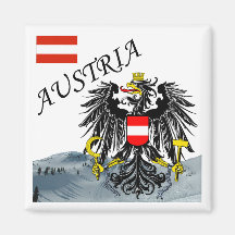 Austria - Osterreich Fridge Magnet