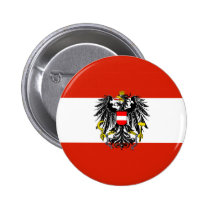 Austria State Flag Button buttons