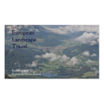 Austria travel agent business card