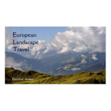 Austria travel agent business card