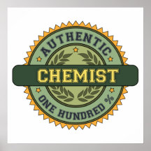Authentic Chemist Print