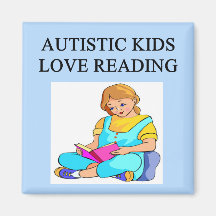 autism autistic kids love reading magnets