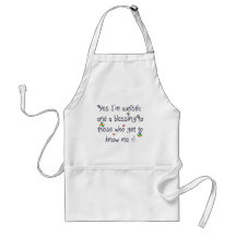 Autism awareness aprons