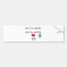 Autism awareness bumper stickers