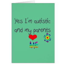 Autism awareness card