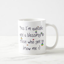 Autism awareness coffee mugs