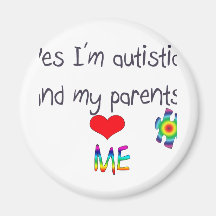 Autism awareness fridge magnets