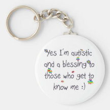 Autism awareness keychains