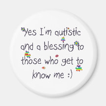 Autism awareness magnet