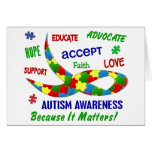 AUTISM AWARENESS MONTH APRIL GREETING CARDS