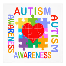 Autism Awareness Personalized Invitations