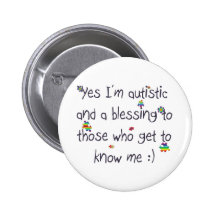 Autism awareness pin