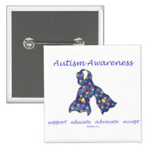 Autism Awareness Pins