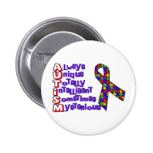 Autism Awareness Pins