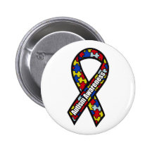 Autism Awareness Ribbon Pin