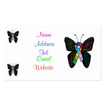 Autism Butterfly  business cards
