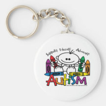 Autism Crayons Key Chains