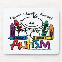 Autism Crayons Mouse Mat