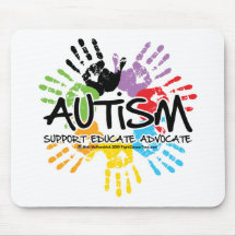 Autism Handprint Mouse Pads