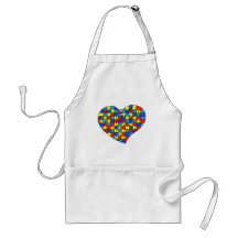 Autism Heart Apron