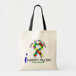 Autism I Support My Son Bag
