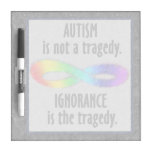 Autism is Not a Tragedy Small Dry Erase Board