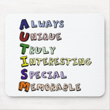 Autism Pride Mouse Pads