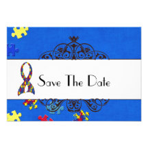 Autism Save The Date Invites