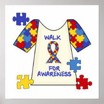Autism Walk For Awareness Poster