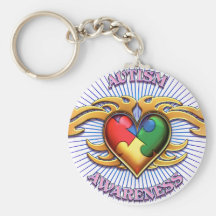 AUTISMTRIBALHEART15 KEYCHAINS
