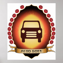 Auto Body Mandorla Posters