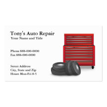 Auto Repair Business Card
