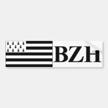 autocollant drapeau bretagne adhésif pour voiture